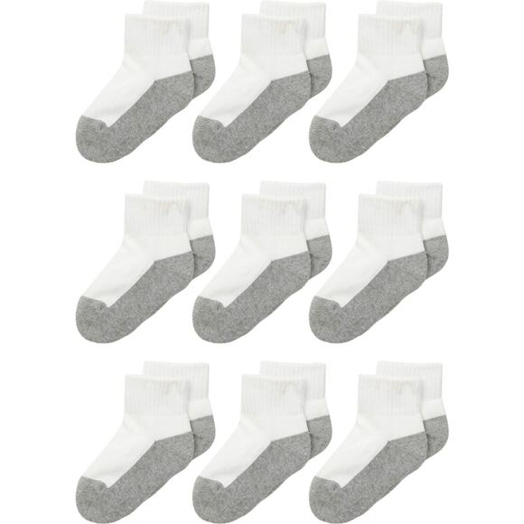 Jefferies Socks Baby Boy's Seamless Sport Quarter Half Cushion 9-Pack 11257 - Picture 1 of 1